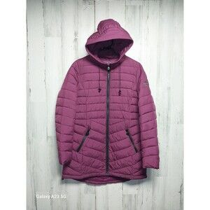 Bernardo Fashions 292642 Microtouch Mid-Length Jacket Fig Size MD